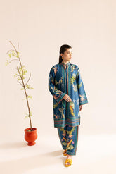 Elegant Floral Swiss Lawn 2-Piece Kurti Set – Premium Summer Collection