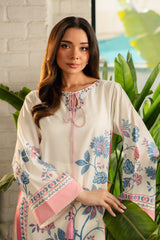 Luxury Printed Swiss Lawn 2-Piece Suit – Ladies Summer Wear