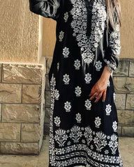 MOST TRENDING INDIAN EMBROIDERED KURTI